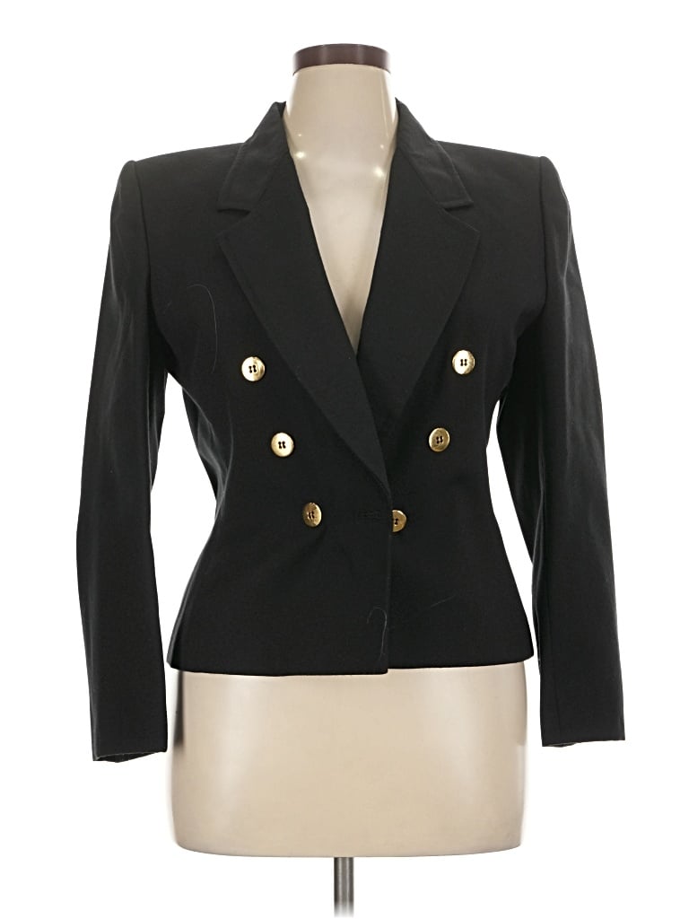 Pre-owned Le Suit Blazer Jacket In Black