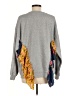Free People Paisley Gray Pullover Sweater Size M - photo 2