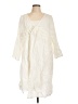 Peacock Ways 100% Linen Ivory Raincoat Size 13 - photo 1