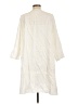 Peacock Ways 100% Linen Ivory Raincoat Size 13 - photo 2