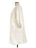 Peacock Ways 100% Linen Ivory Raincoat Size 13 - photo 5