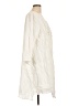 Peacock Ways 100% Linen Ivory Raincoat Size 13 - photo 4