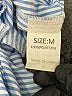Unbranded 100% Polyester Blue Long Sleeve Blouse Size M - photo 7