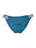 Becca Chevron-herringbone Teal Swimsuit Bottoms Size L - photo 1
