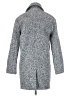 Topshop 100% Polyester Gray Coat Size 2 - photo 2