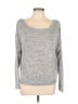 Missguided Metallic Silver Pullover Sweater Size 10 - photo 1