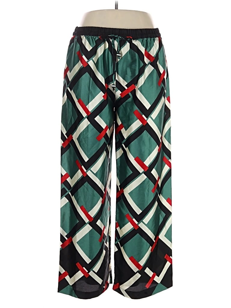 Zara Casual Pants In Green