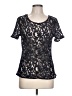 Van Heusen Black Short Sleeve Top Size L - photo 1
