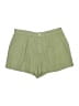 L'Agence 100% Linen Solid Green Shorts Size 31 waist - photo 1