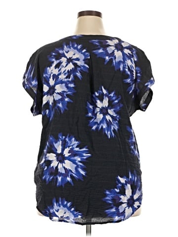 Simply Vera Vera Wang Short Sleeve Blouse (view 2)