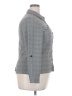 Norton McNaughton 100% Polyester Houndstooth Gray Long Sleeve Blouse Size 18 Petite - photo 4