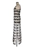 She's Cool Chevron-herringbone Silver Cocktail Dress Size L - photo 5