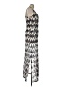 She's Cool Chevron-herringbone Silver Cocktail Dress Size L - photo 4