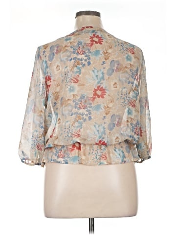 a.n.a. A New Approach 3/4 Sleeve Blouse (view 2)