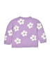 Kate Mack 100% Polyester Floral Purple Pullover Sweater Size 2T - photo 2