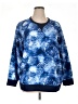 Lands' End Tie-dye Blue Pullover Sweater Size 1X - photo 1