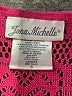 Jona Michelle 100% Polyester Chevron-herringbone Pink Dress Size 6 - photo 3