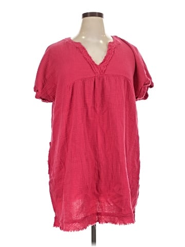 Zenana Short Sleeve Blouse (view 1)