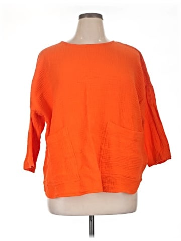 Jones New York 3/4 Sleeve T-Shirt (view 1)