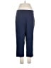JM Collection Solid Blue Active Pants Size L - photo 1
