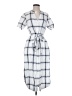 Gap Plaid White Casual Dress Size 4 - photo 1