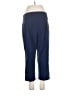 JM Collection Solid Blue Active Pants Size L - photo 2