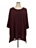 Catherines Houndstooth Red Poncho Size 2X - photo 1