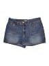 Cato Blue Denim Shorts Size 16 - photo 1