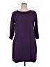 Soma Solid Purple Casual Dress Size XL - photo 1