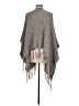 Apt. 9 100% Polyester Gray Poncho One size - photo 2