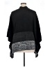 AB Studio 100% Acrylic Black Poncho Size XL - photo 2
