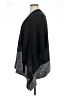 AB Studio 100% Acrylic Black Poncho Size XL - photo 5