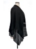 AB Studio 100% Acrylic Black Poncho Size XL - photo 4