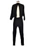 Zara W&B Collection 100% Polyester Solid Black Jumpsuit Size S - photo 2