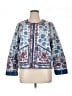 Sundance 100% Cotton Print Blue Jacket Size XL - photo 1