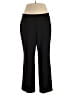 Kasper Solid Black Dress Pants Size 2X - photo 1