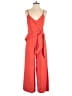 Sugar Lips Solid Red Jumpsuit Size S - photo 1