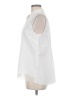 Elie Tahari Ivory Sleeveless Button-Down Shirt Size M - photo 5