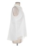 Elie Tahari Ivory Sleeveless Button-Down Shirt Size M - photo 4