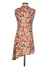Logo Layers Print Brown Cocktail Dress Size XS - photo 2