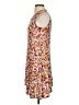 Logo Layers Print Brown Cocktail Dress Size XS - photo 5