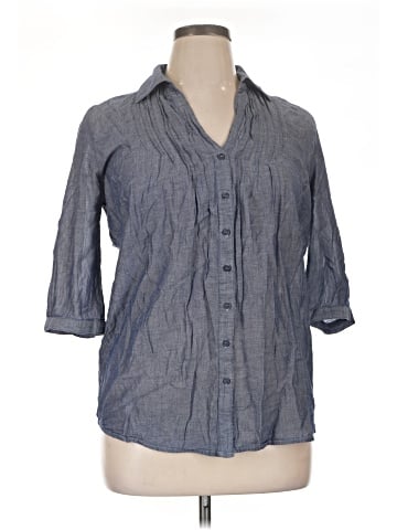 Northcrest 3/4 Sleeve Button-Down Shirt (view 1)