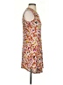 Logo Layers Print Brown Cocktail Dress Size XS - photo 4