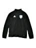 Adidas 100% Polyester Black Track Jacket Size L (kids) - photo 1