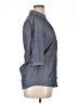 Northcrest 100% Cotton Gray 3/4 Sleeve Button-Down Shirt Size 14 - photo 4