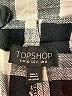 Topshop Checkered-gingham Ivory Shorts Size 4 - photo 3