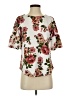 Moa Moa Ivory Short Sleeve Blouse Size S - photo 1