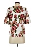 Moa Moa Ivory Short Sleeve Blouse Size S - photo 2