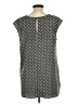 Merona 100% Polyester Polka Dots Gray Sleeveless Blouse Size L - photo 2