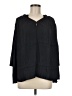 Left Coast by Dolan 100% Polyester Black 3/4 Sleeve Blouse Size M - photo 1